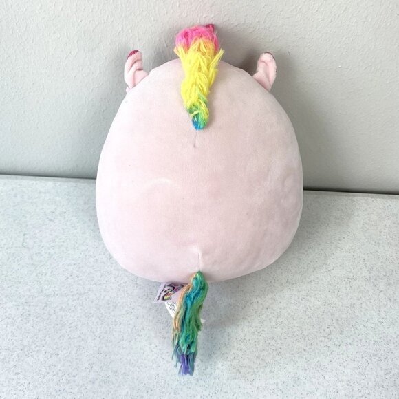 Squishmallows Amor the Unicorn Pink Rainbow Plush 8" - Picture 6 of 6